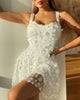 Sling Fashion Sexy White Sleeveless Dress