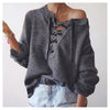 Loose Solid Color Long Sleeve Casual Sweater