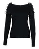 Slim Sexy Long Sleeve Strapless T-Shirt Top