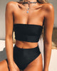 Design Sexy Solid Color Triangle Swimsuit Bikini