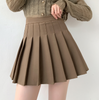 Solid Color Sweet High Waist Plus Size Skirt