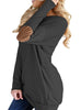 Loose Round Neck Bat Long Sleeve Sweater