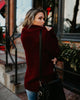 Round Neck Knit Long Sleeve Sweater