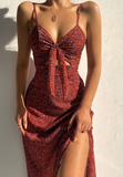 Fashion Sexy Women's Printed Sleeveless Dress