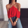 Fashion Sexy Sleeveless Chiffon Spaghetti Strap Double-layered Tops