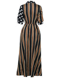 Striped Sexy Women'S Polka Dot Dress