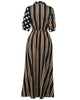 Striped Sexy Women'S Polka Dot Dress