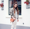 Solid color long-sleeved zipper jacket