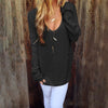 Women's Round Neck Long Sleeve Solid Color Knit Sweater