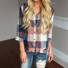 Long Sleeve Plaid Print Shirt