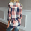 Long Sleeve Plaid Print Shirt