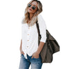 Women's Long Sleeve V-neck Cardigan T-Shirt