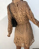 Fashion Temperament Lace Mini Long Sleeve Dress