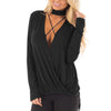V-Neck Sexy Long-Sleeved Top