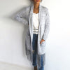 Women's Cardigan Long Sleeve Loose Knit Sweater Jacket