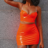 Sexy Fashion Sleeveless Hip Two-Piece Set