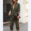 Long Sleeve Loose Women'S Jumpsuit