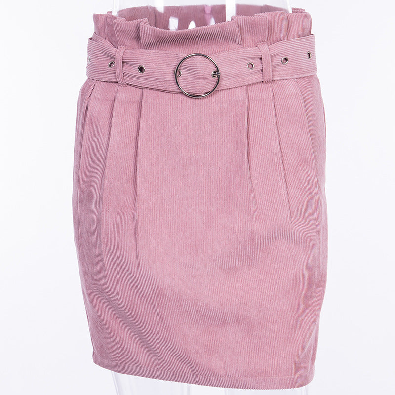 Women'S Pink Casual Skirt