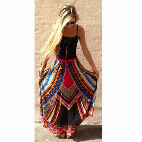 Fashion Plaid High Waist Skirt