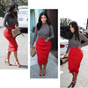 Sexy round neck long-sleeved two-piece dress