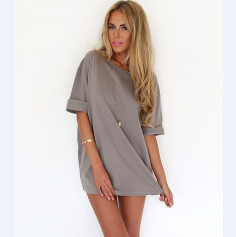Sexy Round Neck Short-Sleeved Package Hip Dress