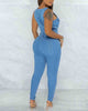 Women'S Button Sleeveless Jumpsuit