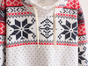 Printed Long-Sleeved Hooded Sweater