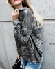 Women'S Long-Sleeved Hooded Printing Sweater