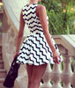 Fashion Sleeveless Round Neck Dress