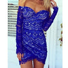 Slim Sexy V-Neck Lace Dress