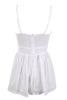 Fashion Cute White V-Neck Dress