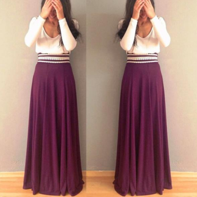 Fashion Sexy Purple Mini-Skirts