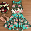 Fashion Sling Sleeveless Print Dress