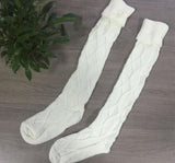 The Knee Socks Long Cotton Thigh High Stockings For Girls Ladies Women