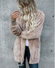 Taupe - Women's Long Oversized Loose Knitted Sweater Cardigan Outwear Coat New