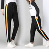 Fashion Casual Rainbow Stripe Print Strappy Sweatpants Leisure Pants Trousers