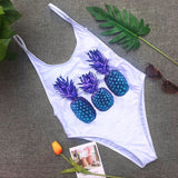 Fashion hot selling individual pineapple print swimsuit sexy bikini